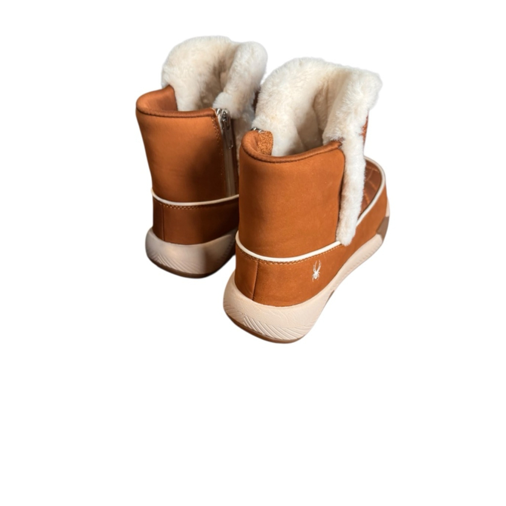Women's Spyder Roasted Pecan White Lumi Winter Boots US 8 - Picture 5 of 6